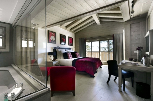 Design rooms with pitched roof to feel good