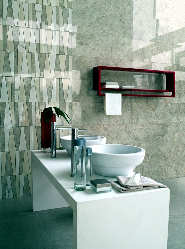 radiator design for Practical and stylish towels in the bathroom