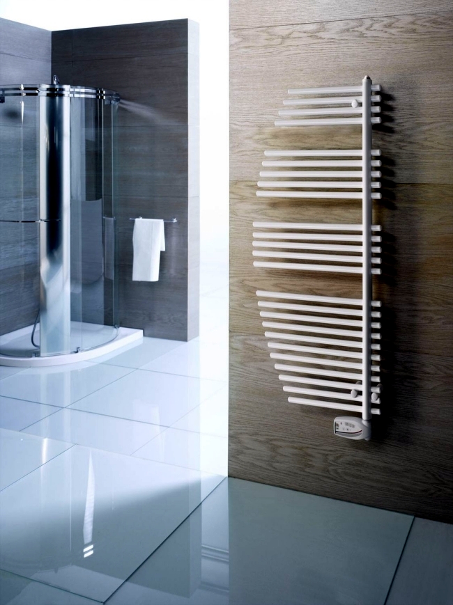 radiator design for Practical and stylish towels in the bathroom