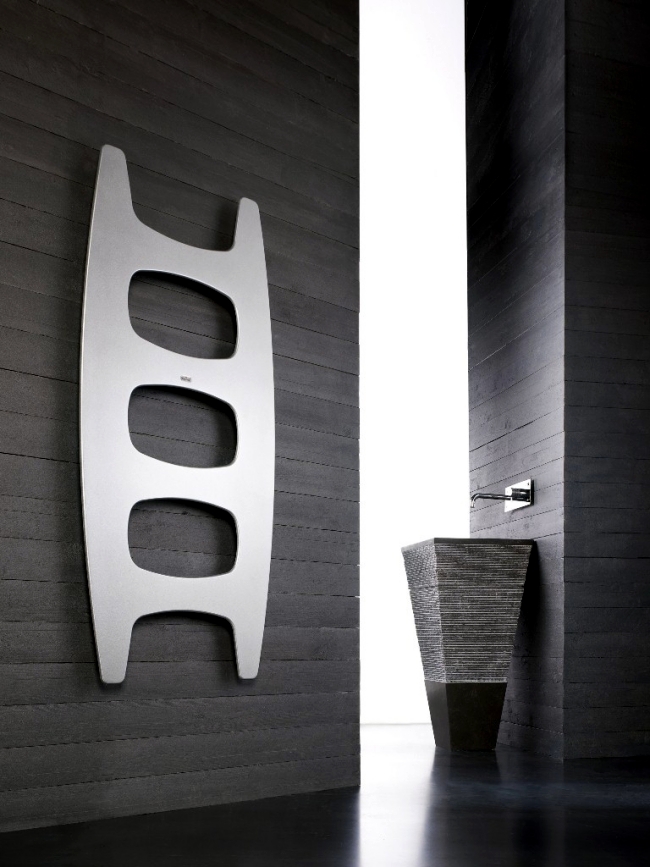 radiator design for Practical and stylish towels in the bathroom