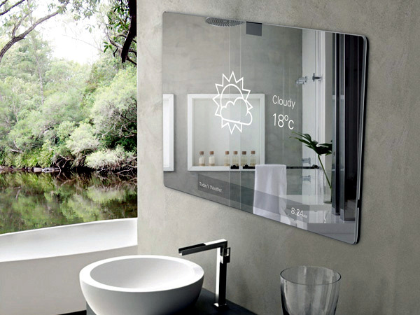 Innovative bathroom mirror bathroom - high tech product for the bathroom