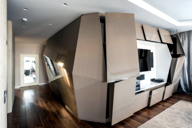 Adjust apartment - aesthetics can be very functional Geometrsiche