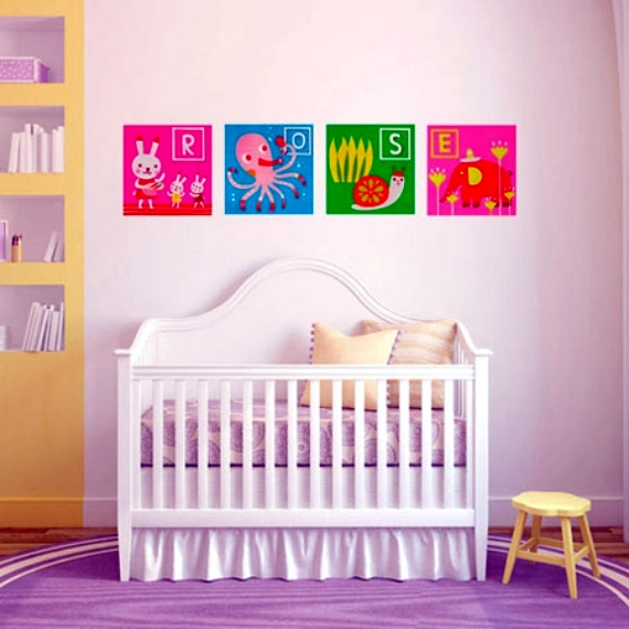 Wall stickers for baby room walls to awaken human life Interior