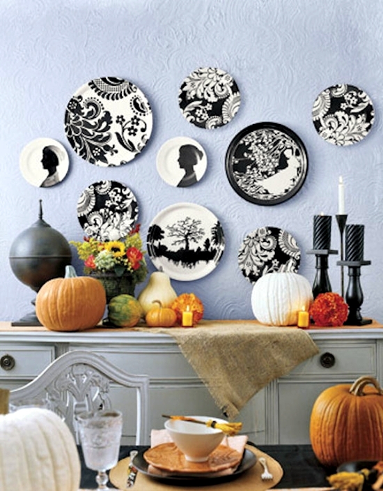 Spooky Halloween decorating ideas with ghostly silhouettes for crafts