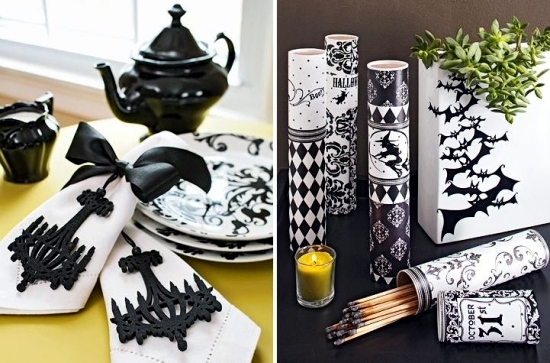 Spooky Halloween decorating ideas with ghostly silhouettes for crafts