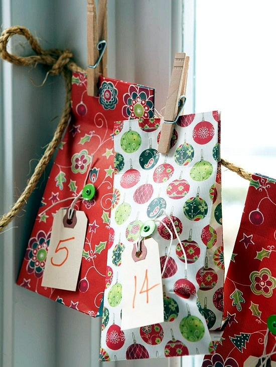 Advent Calendar paper crafts - ideas that allow children the pleasure