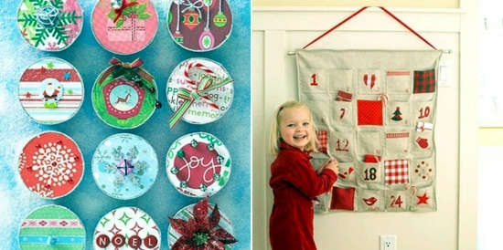Advent Calendar paper crafts - ideas that allow children the pleasure