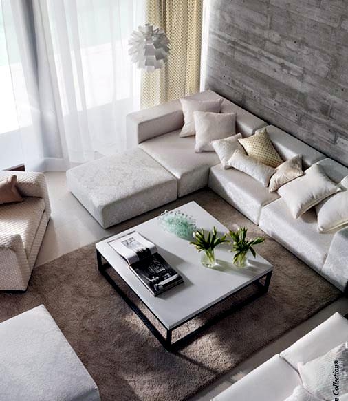Pure white minimalist living room - 20 modern design ideas for home