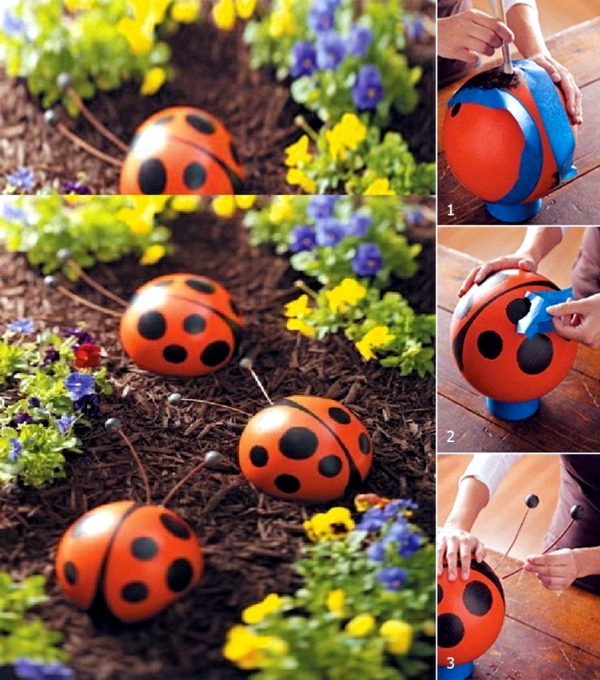 20 decorating ideas summer garden with you Bowlingkuggeln