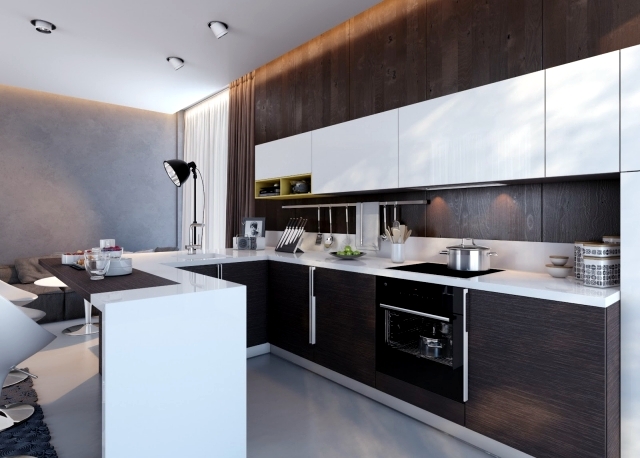 Concepts of Kitchen Design oriented 3D visualized by Artem Evstigneev