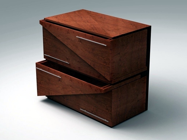 Design wooden chests - Contemporary design of antique furniture