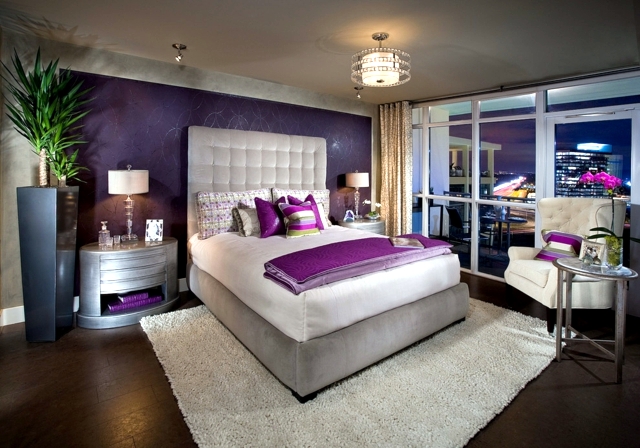 color design for bedroom - Mysterious Purple