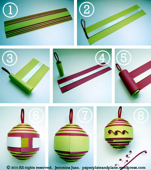 Tree decorations christmas paper craft itself - 22 creative ideas