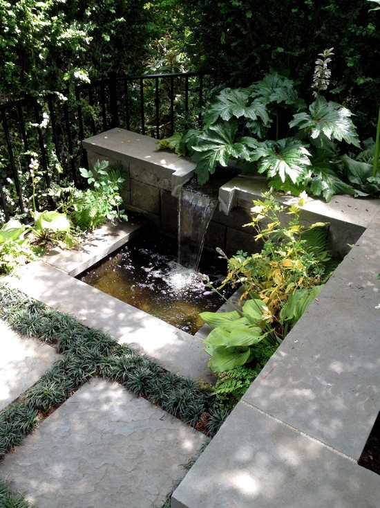 Water features in the garden - 75 ideas for the design of water oasis