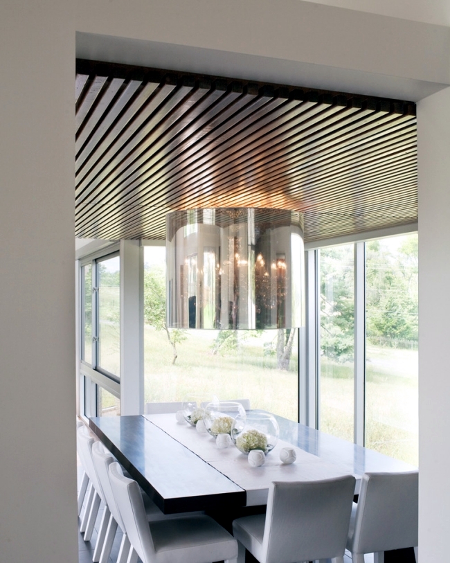 25 suspended ceiling ideas wood - Design Contemporary pendant