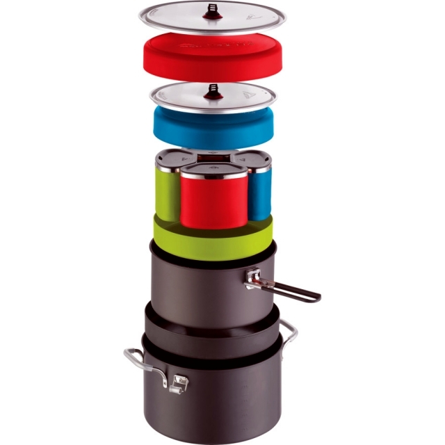 Camping Cookware MSR - stacked inside one another to save space