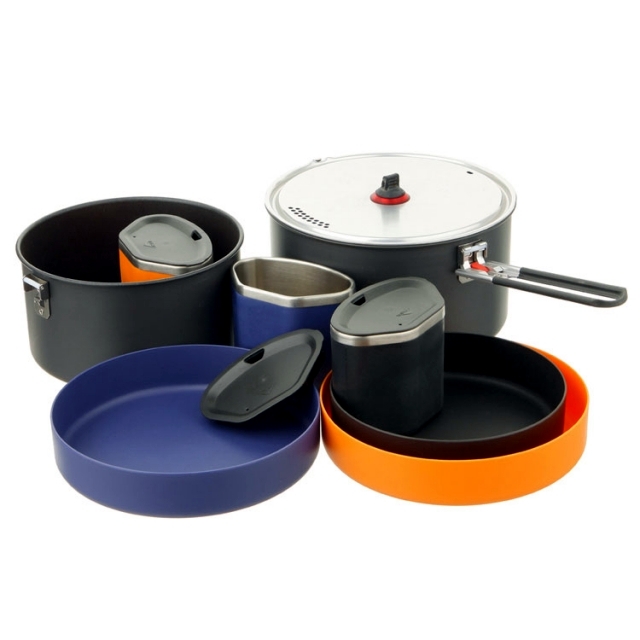 Camping Cookware MSR - stacked inside one another to save space