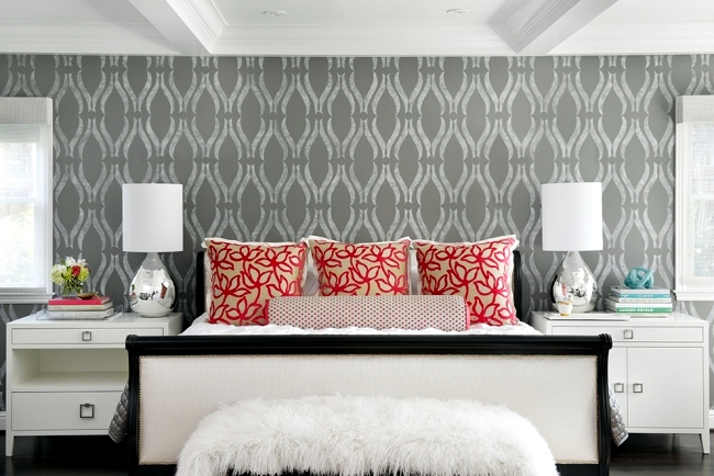 20 design ideas for an accent wall - painted in the fourth paper