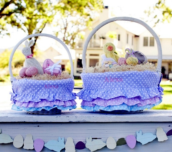 Easter basket crafts and even arrange-20 good ideas for Easter