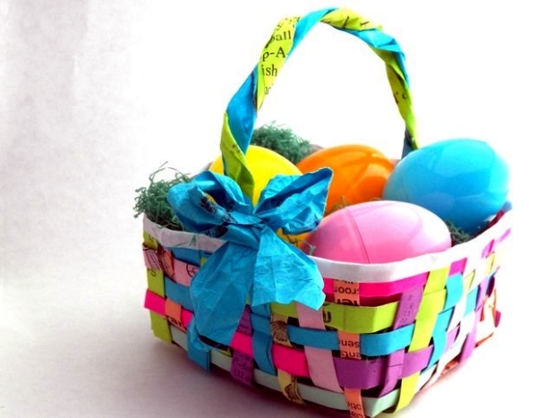 Easter basket crafts and even arrange-20 good ideas for Easter