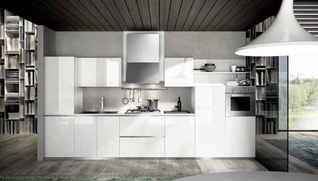 Modern kitchens Italy fascinated by the intelligence and sophistication