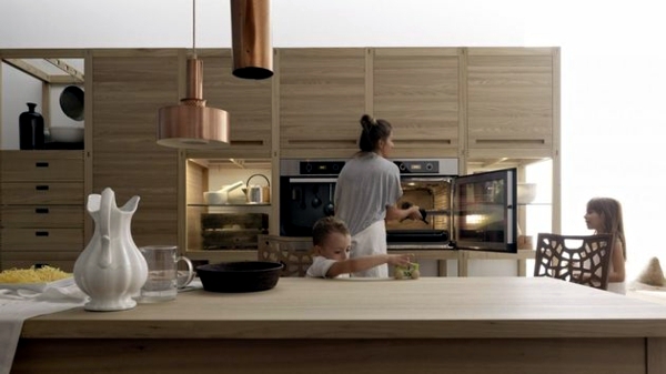 Wood kitchen design - comfort for the whole family!