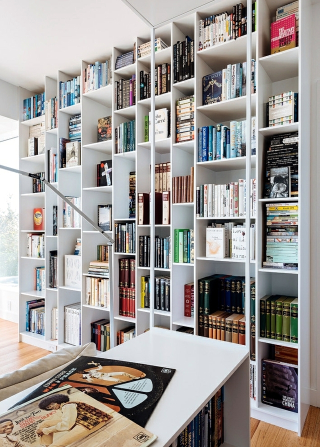Ideas bulky furnishings - racking for the book collection