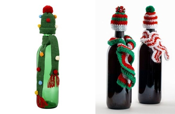 Creative wine bottles packaging for Christmas - a great gift