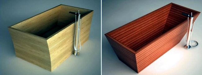 Wood in the bathroom - toilet and bathroom design Unique Wood Design