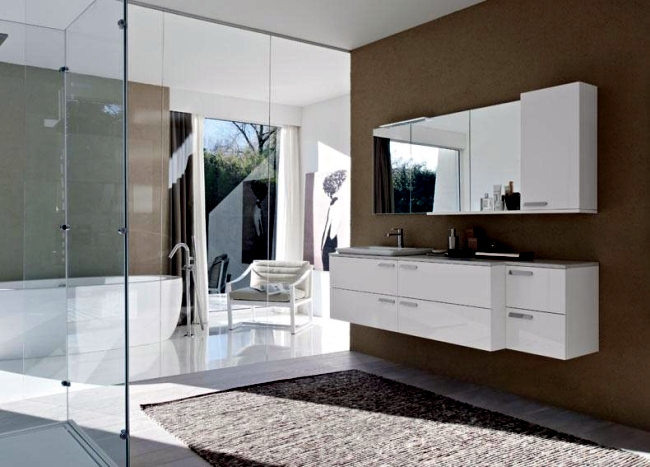 Ideas for bathroom design - minimalist and modern restrooms