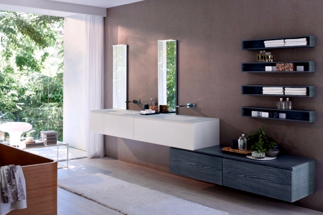 Ideas for bathroom design - minimalist and modern restrooms