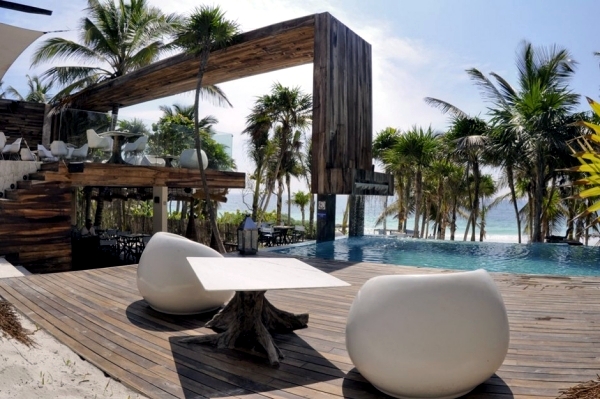 Luxury Resort Be Tulum Mexico to the exotic architecture