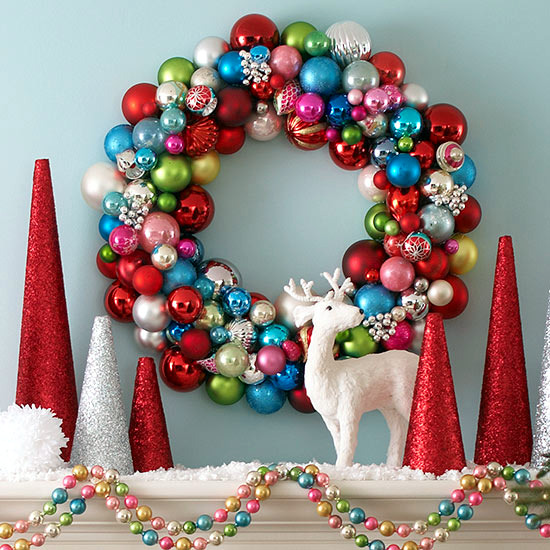 Ask the same door wreath Christmas - 18 DIY Creative Ideas