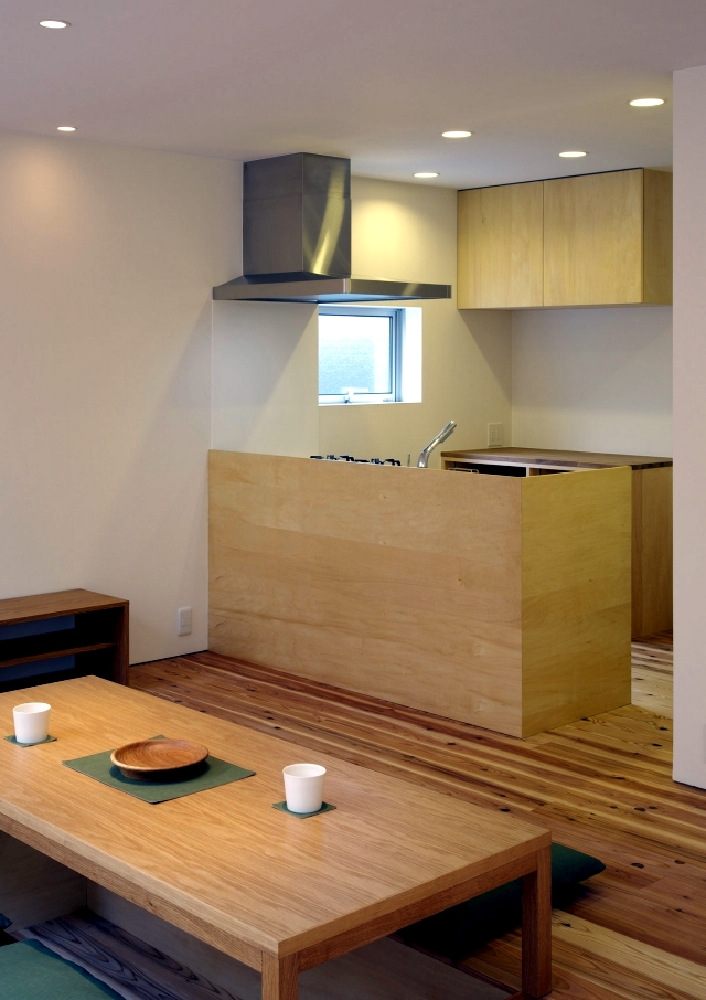 Modern minimalist house with garden in Nishimikuni Japan Modern minimalist house with garden in Nishimikuni Japan