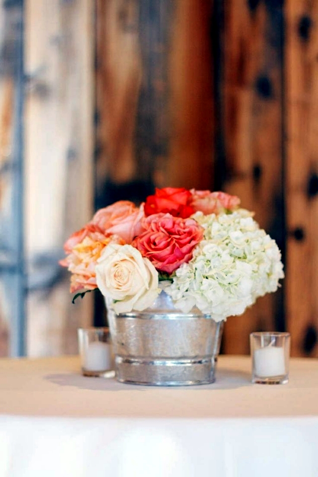 Table decoration for wedding - 80 ideas with flowers and greenery