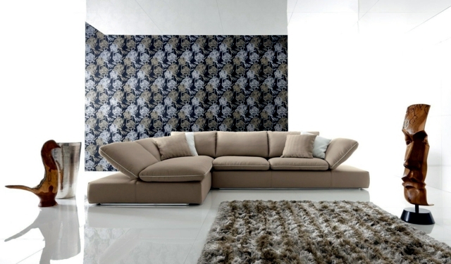 Corner sofa in the lounge - comfortable seating for relaxing