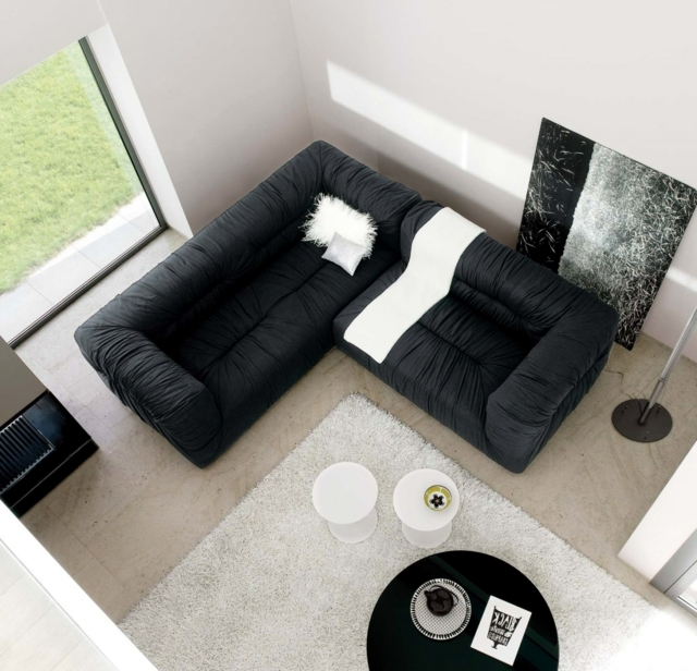 Corner sofa in the lounge - comfortable seating for relaxing