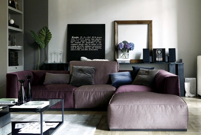 Corner sofa in the lounge - comfortable seating for relaxing