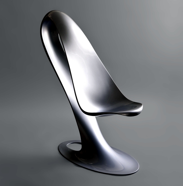 Spoon chair design combined with advanced technology Philipp Aduatz