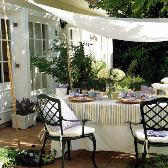 Benefits terrace shaded patio awning decorative