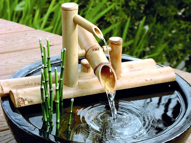 Building a Bamboo same source - water games in the garden