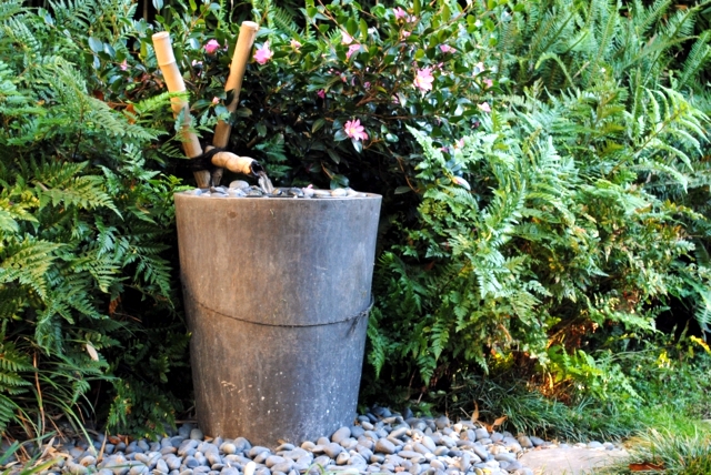 Building a Bamboo same source - water games in the garden