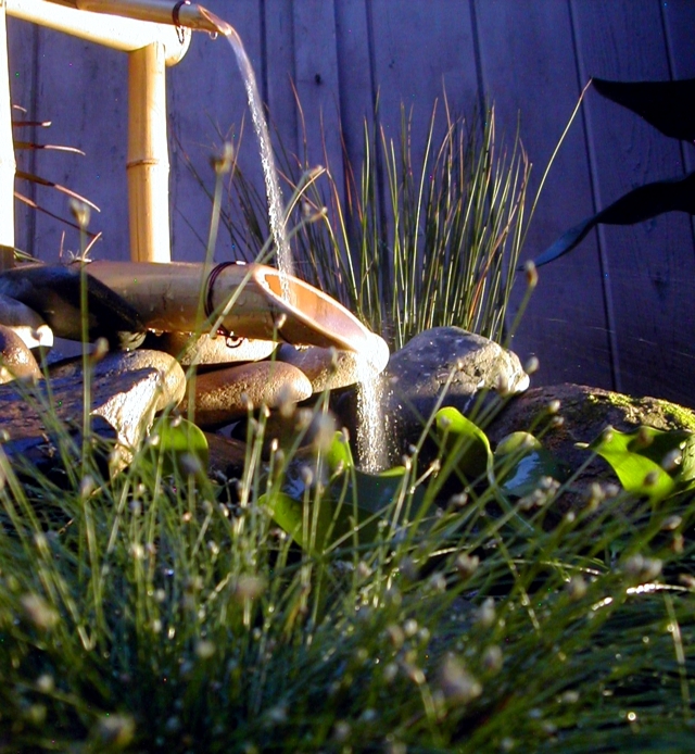 Building a Bamboo same source - water games in the garden