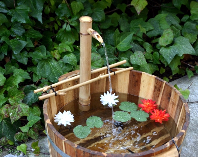 Building a Bamboo same source - water games in the garden