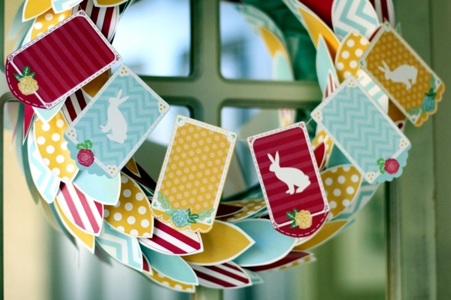 Easter crafts with paper - 22 ideas with fun animal silhouettes
