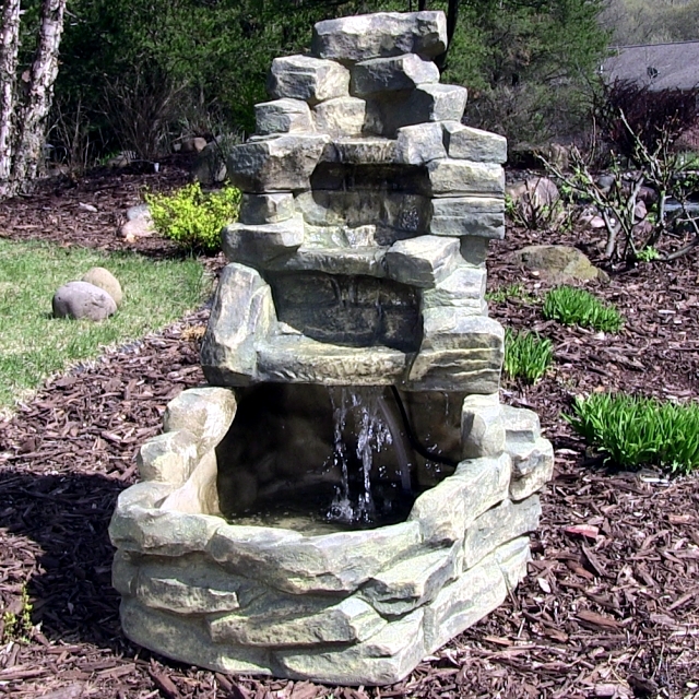 Garden Stone Fountain 25 Ideas For, Stone Garden Fountains Designs
