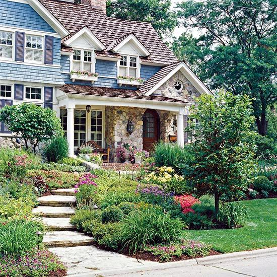 Creating a front yard