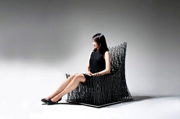 Carbon fiber chair design "Luno" Il Hoon Roh