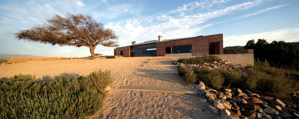 Wine tasting in modern house in the vineyards of the Casablanca Valley