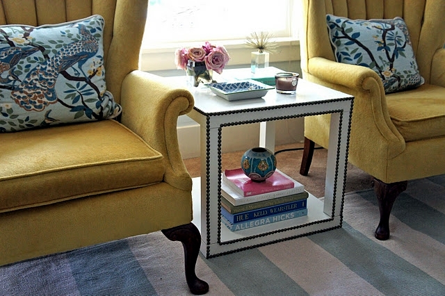 Design side table - 23 creative ideas that you can build yourself